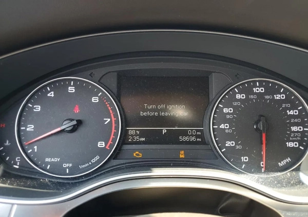 Audi A6 cena 46500 przebieg: 94462, rok produkcji 2018 z Siedlce małe 56